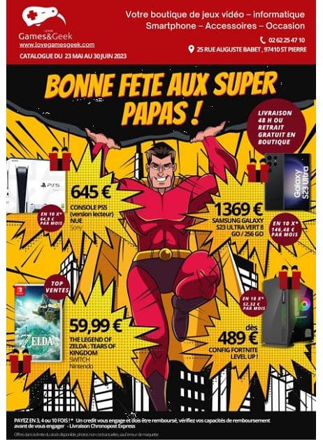 BONNE FETE AUX SUPER PAPAS