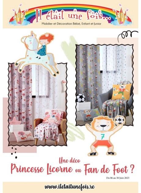 UNE DECO PRINCESSE LICORNE OU FAN DE FOOT