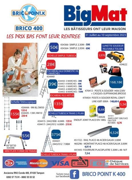 LES PRIX BAS FONT LEUR RENTREE
