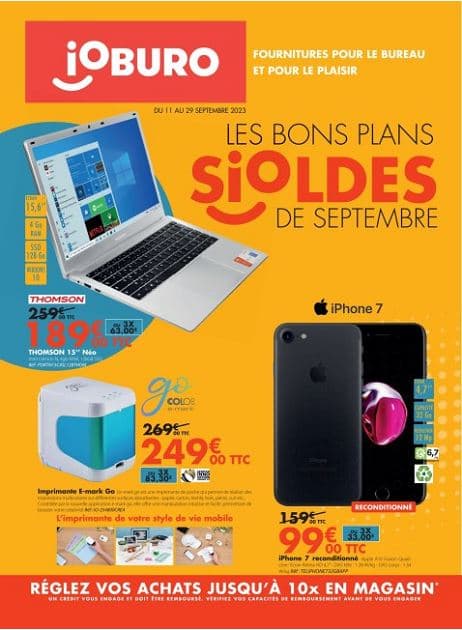 LES BON SOLDES DE SEPTEMBRE