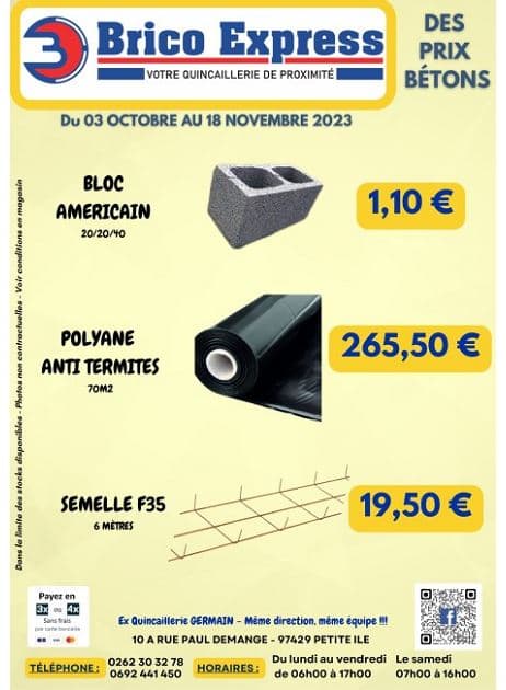 DES PRIX BETONS