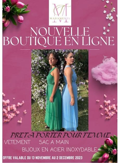 NOUVELLE BOUTIQUE EN LIGNE