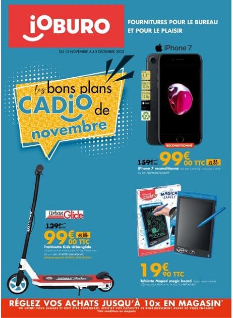 LES BONS PLANS CADIO DE NOVEMBRE