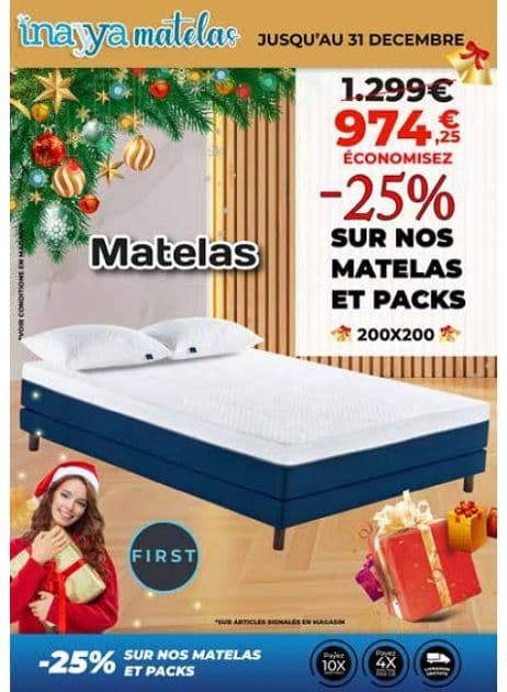 PROMOS SUR LES MATELAS 