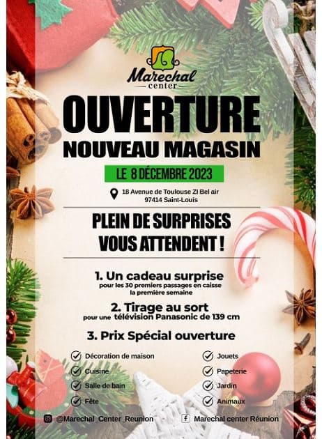 OUVERTURE MAGASIN