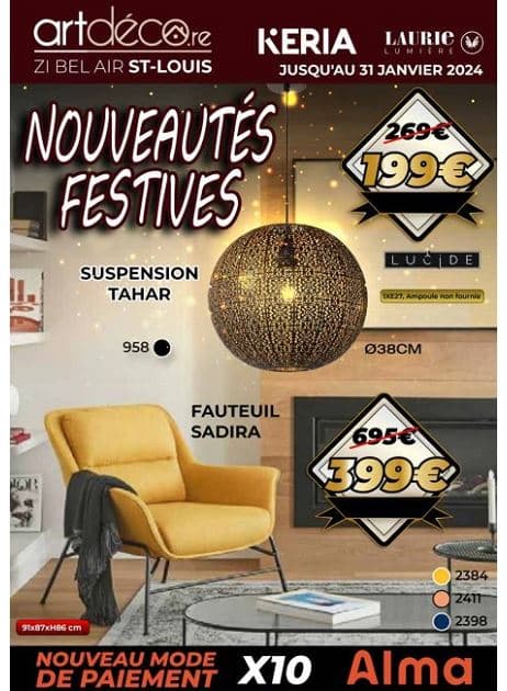 NOUVEAUTES FESTIVES