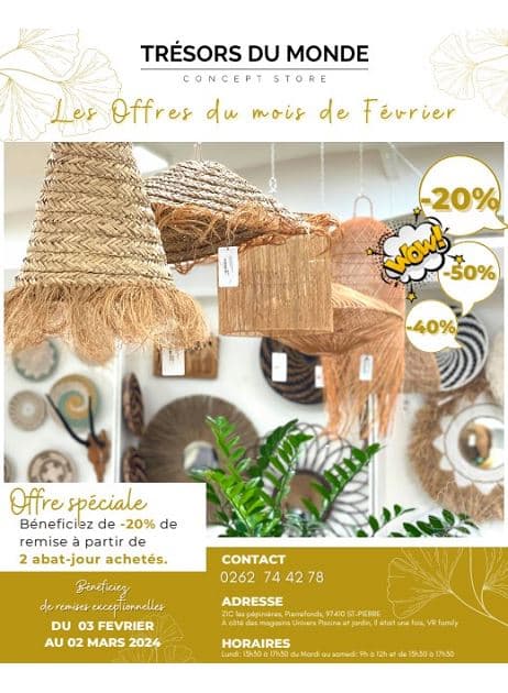 LES OFFRES DU MOIS DE FEVRIER