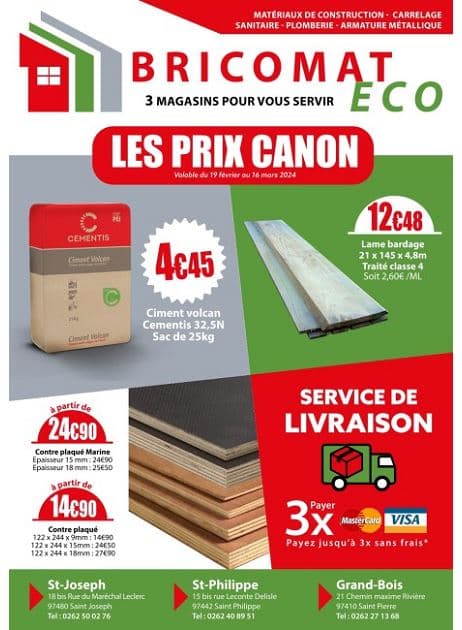 LES PRIX CANON