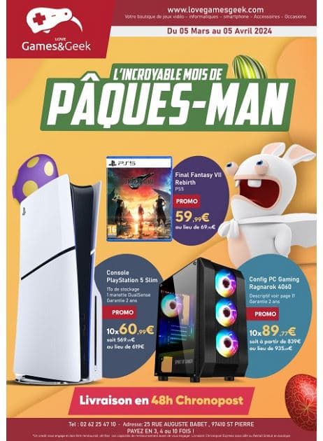 L'INCROYABLE MOIS DE PAQUES MAN