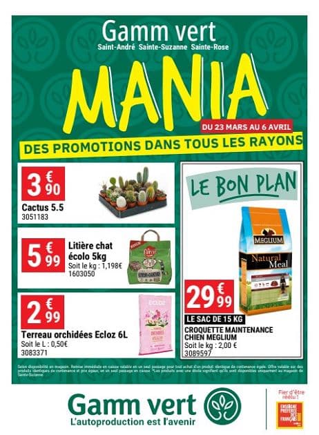 MANIA DES PROMOTIONS DANS TOUS LES RAYONS