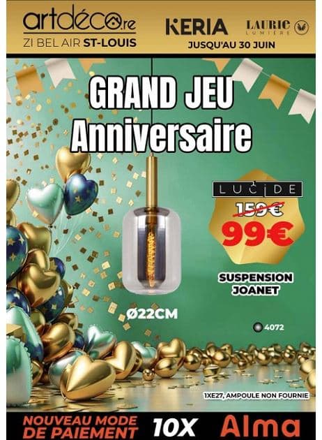 GRAND JEU ANNIVERSAIRE