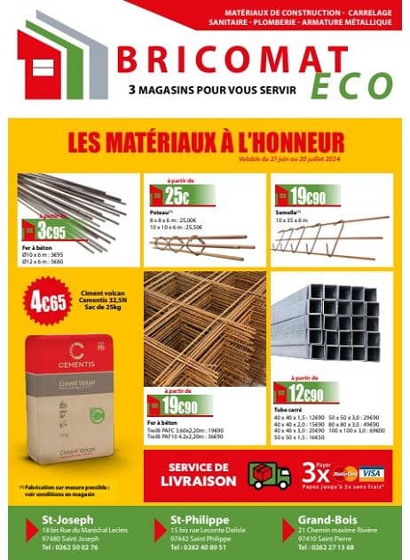 LES MATERIAUX A L HONNEUR