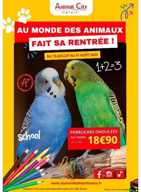 AU MONDE DES ANIMAUX FAIT SA RENTREE