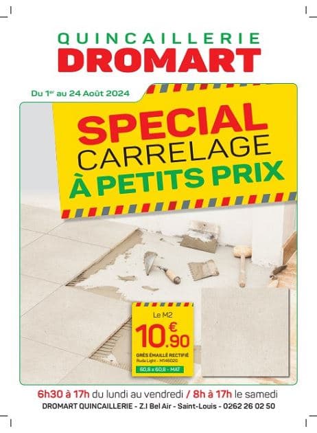 SPECIAL CARRELAGE A PETITS PRIX
