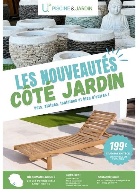 LES NOUVEAUTES COTE JARDIN