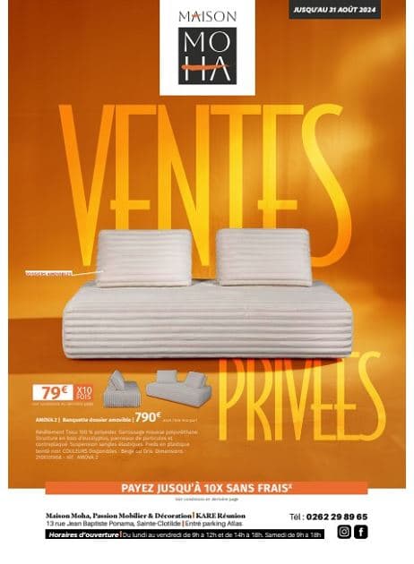 VENTES PRIVEES