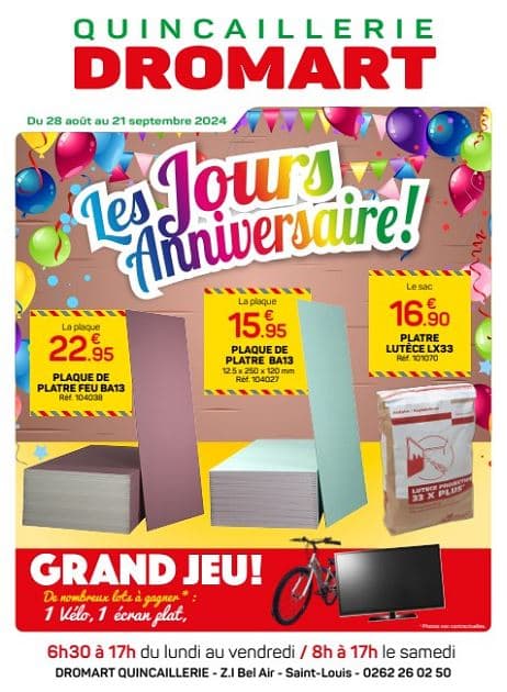 LES JOURS ANNIVERSAIRE !