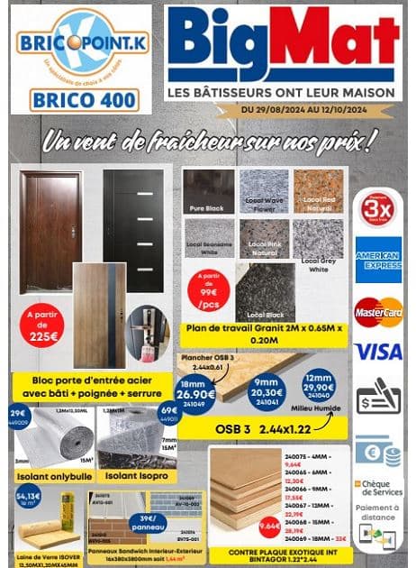 UN VENT DE FRAICHEUR SUR NOS PRIX !