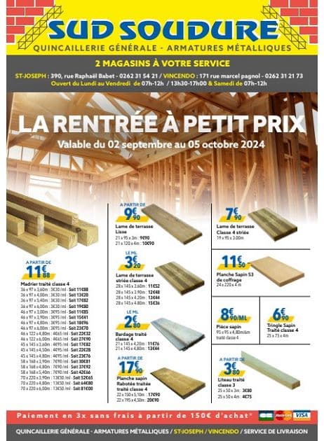 LA RENTREE A PETIT PRIX