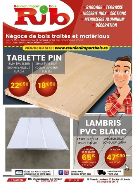 RÉUNION IMPORT BOIS