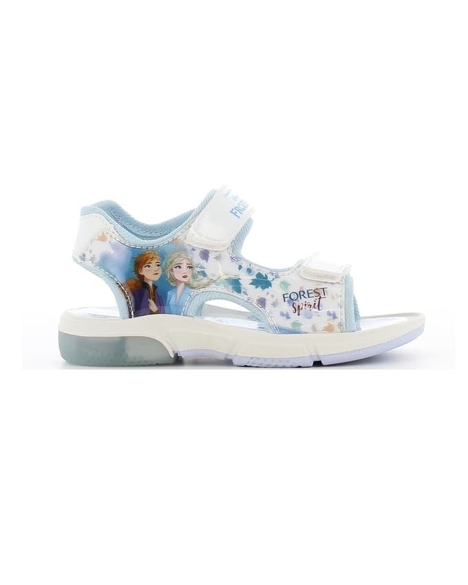 SANDALE OUVERTE FILLE BLANC BLEU LA REINE DES NEIGES