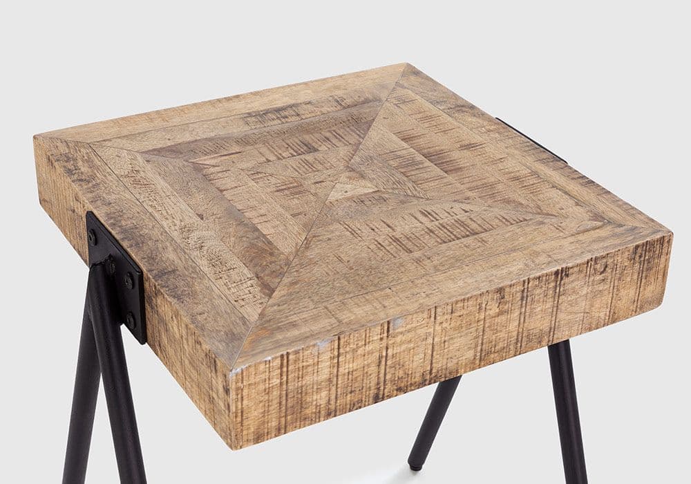 Table de Coin en Bois de Manguier Indra - Image 2