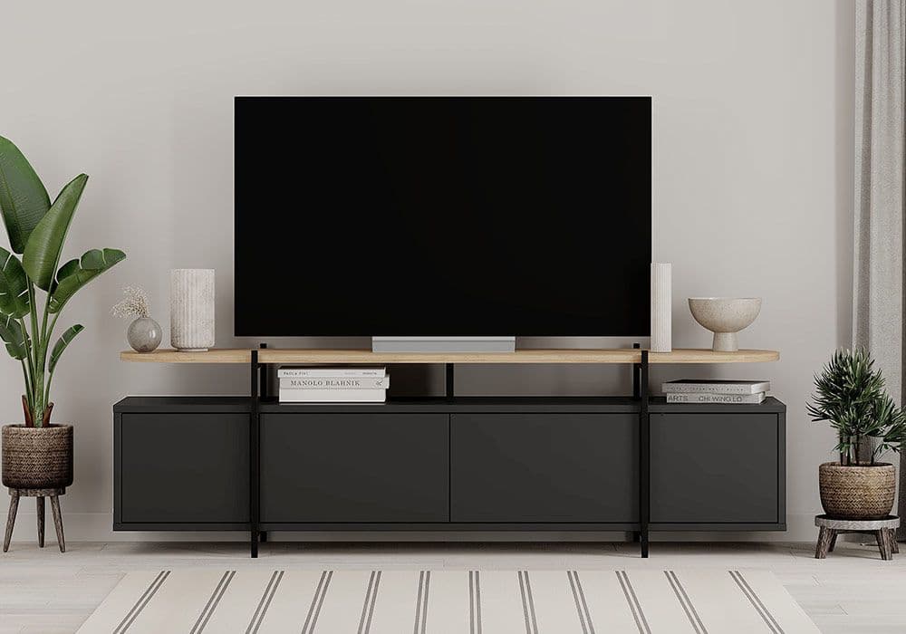 Meuble TV 4 Portes Hinoa - Image 1