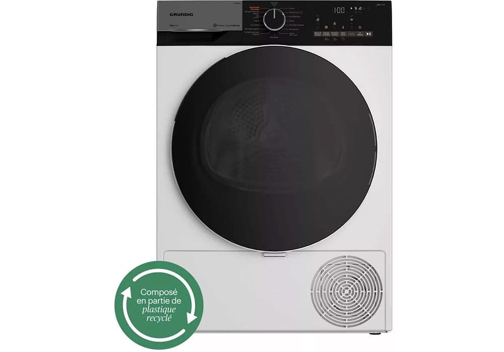 Sèche-Linge 8kg Pompe à Chaleur SupremeRefresh Grundig (GT56823D) - Image 1