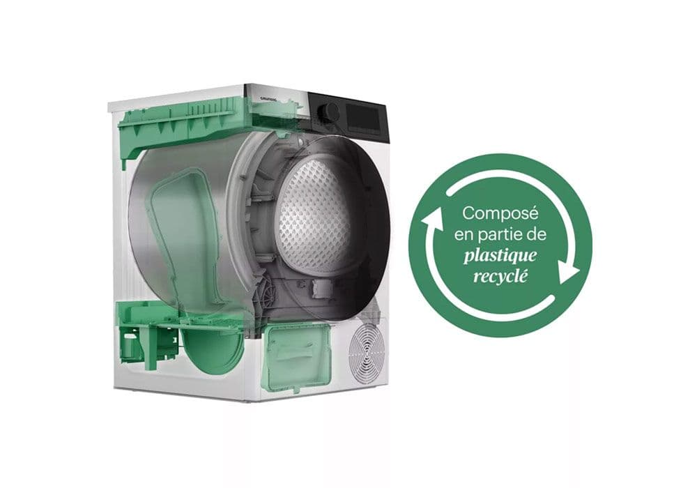 Sèche-Linge 8kg Pompe à Chaleur SupremeRefresh Grundig (GT56823D) - Image 3