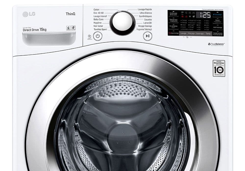 Lave Linge Frontal Connecté Wifi LG (F51P12WH) - Image 2