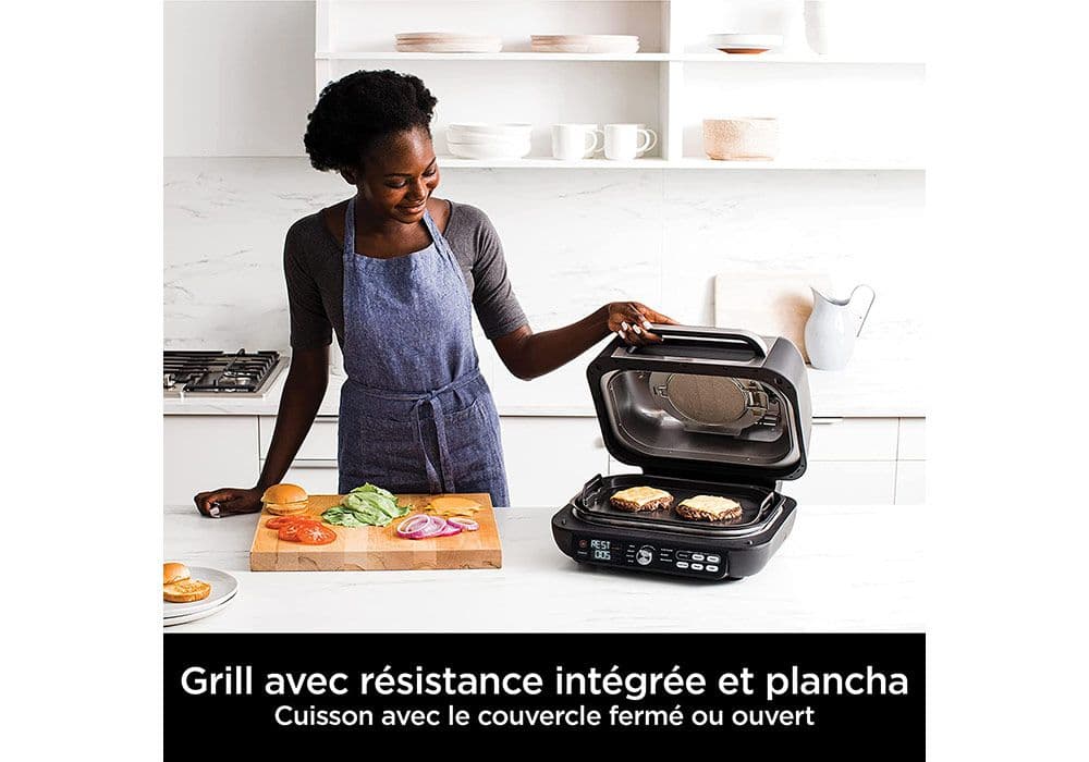 Grill d’Intérieur, Plancha &amp; Friteuse Foodi Max Pro Ninja (AG651EU) - Image 3