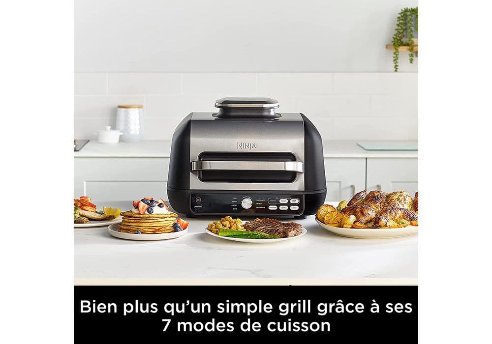 Grill d’Intérieur, Plancha &amp; Friteuse Foodi Max Pro Ninja (AG651EU) - Image 1