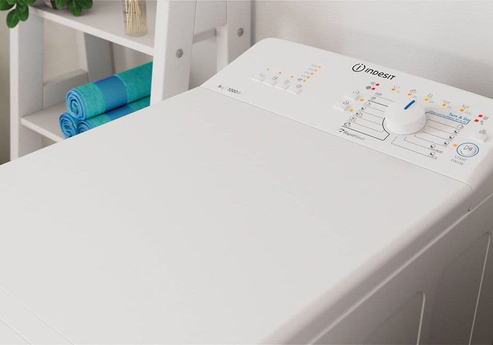 Lave-Linge Top 6.5kg INDESIT (BTWNL60400FR) - Image 2