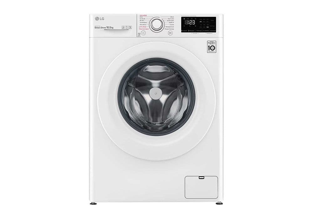 Lave Linge Direct Drive 10.5KG LG (F14V33WHS) - Image 1