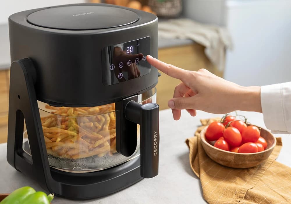 Friteuse sans Huile Réversible 3en1 1500W Cecofry Flip&Grill 450 Cecotec (4952) - Image 4