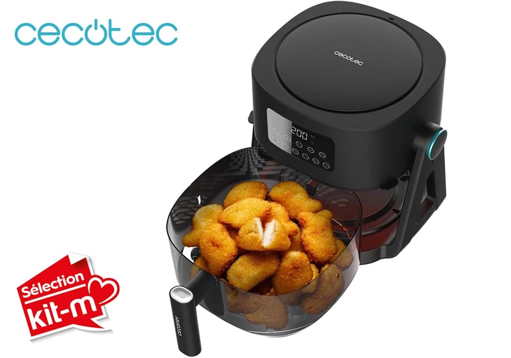 Friteuse sans Huile Réversible 3en1 1500W Cecofry Flip&Grill 450 Cecotec (4952) - Image 3