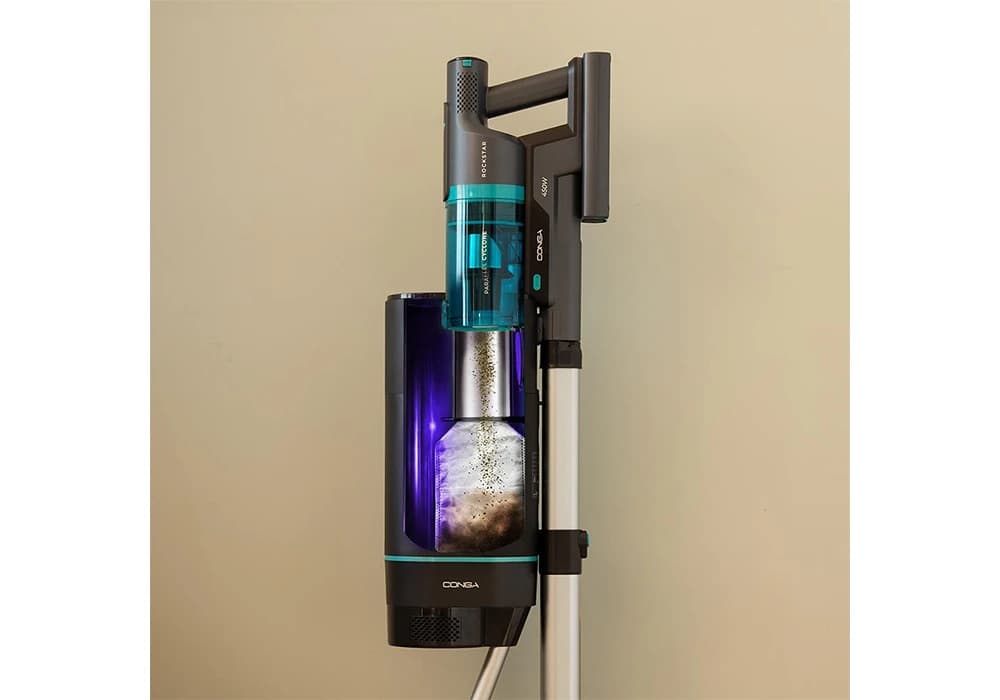 Aspirateur Balai sans fil 3en1 avec Base Auto-Vidante Conga Rockstar 10000 Nebula Station Cecotec (4943) - Image 3