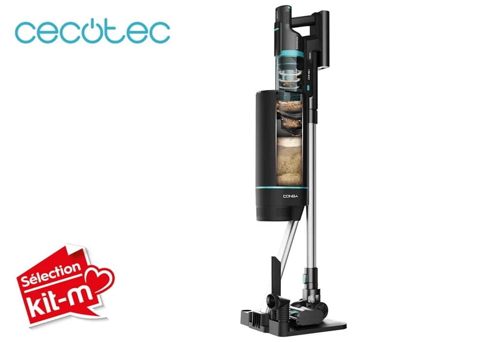 Aspirateur Balai sans fil 3en1 avec Base Auto-Vidante Conga Rockstar 10000 Nebula Station Cecotec (4943) - Image 2