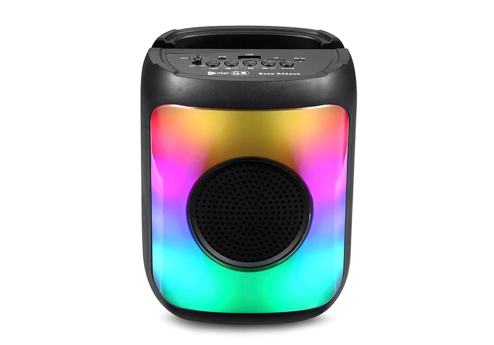 Enceinte Portable Bluetooth Lumineuse + Micro Filaire (KA-FIRE) - Image 1