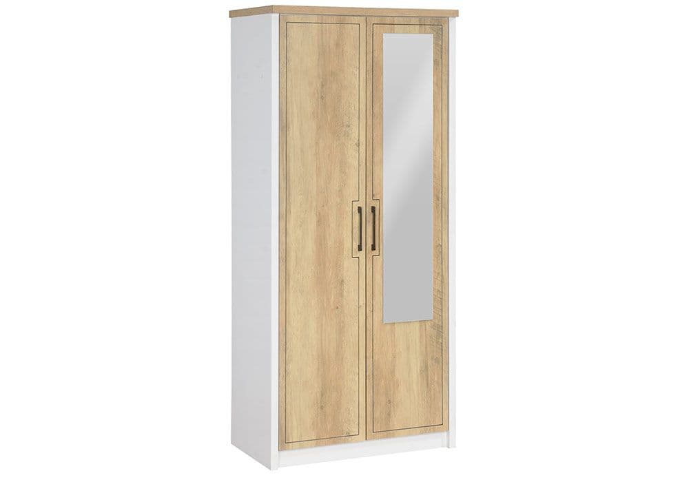 Armoire 2 Portes (Collection Enfant Bianca) - Image 1