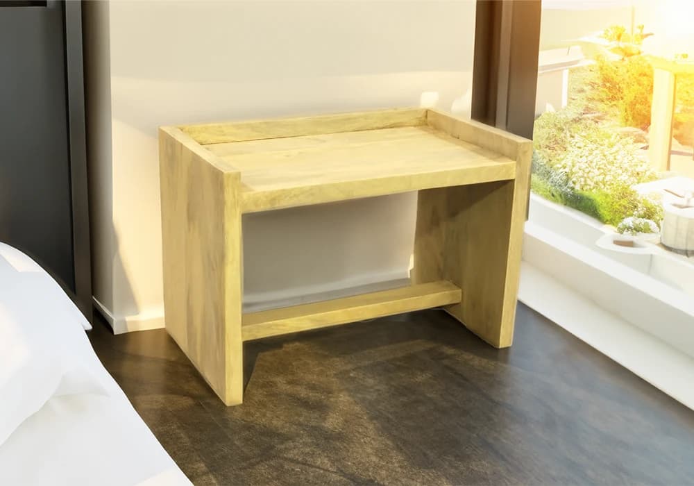 Chevet en Bois de Manguier (Collection Scandinave) - Image 1