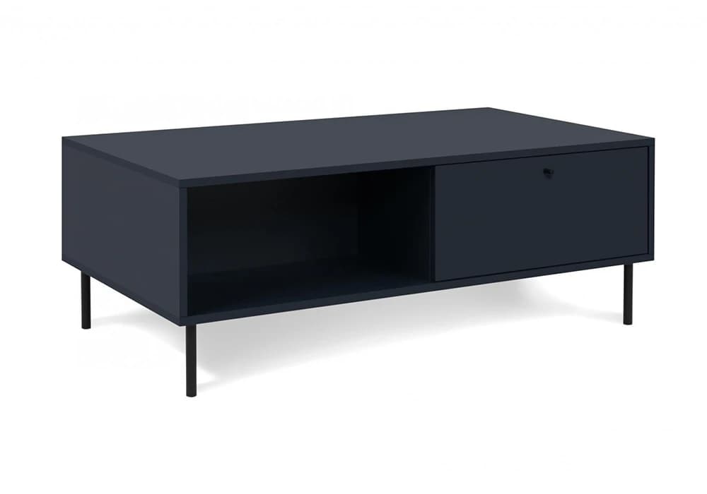 Table de Salon 1 Tiroir (Collection Caracas Bleu Navy) - Image 1