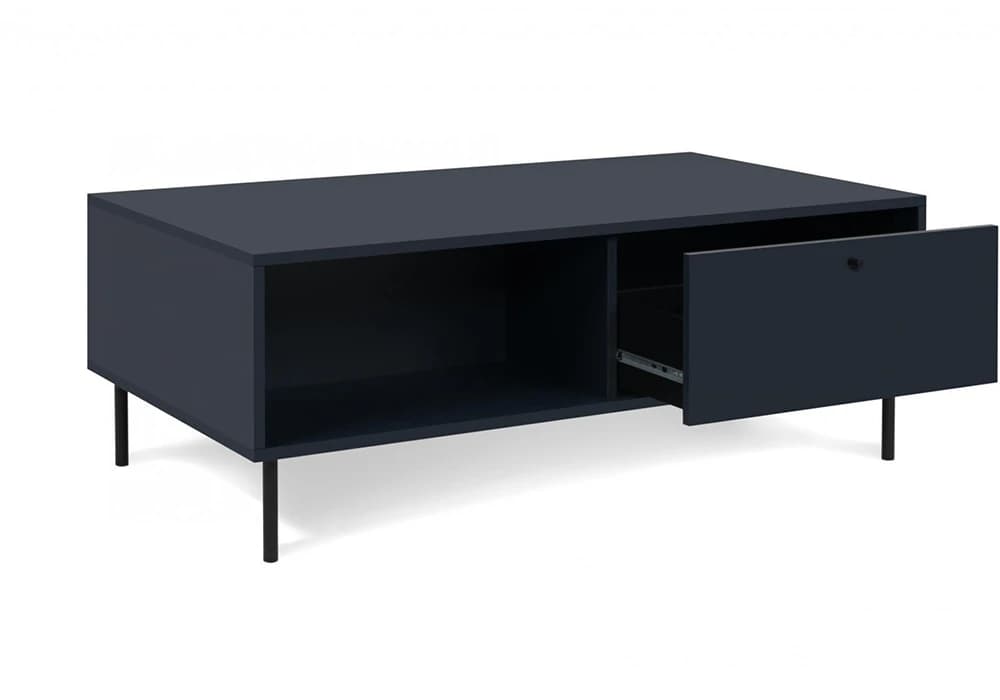 Table de Salon 1 Tiroir (Collection Caracas Bleu Navy) - Image 2