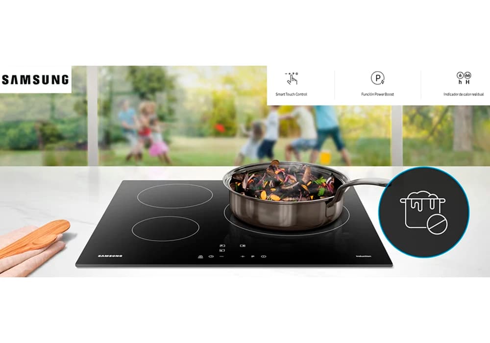 Table de Cuisson 3 Foyers Induction Samsung (NZ63M3NM1BB) - Image 3