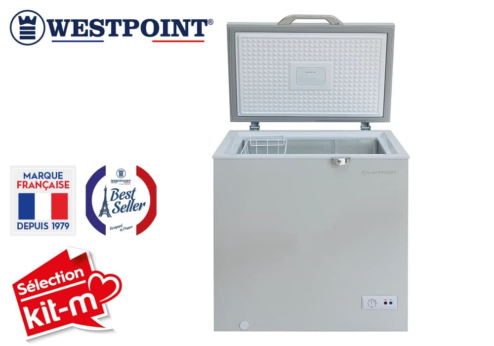 Congélateur Coffre 140L Silver Westpoint (WBXN-15E24.ELS) - Image 2