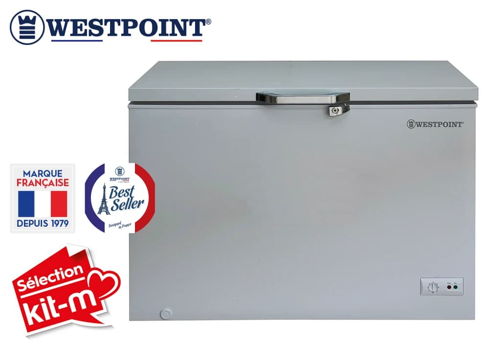 Congélateur Coffre 282L Westpoint Silver (WBXN-31E21/24.ELS) - Image 1