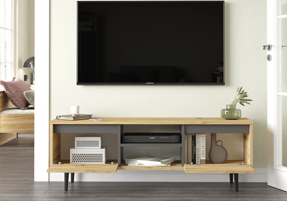 Meuble TV 2 Portes 140cm - Image 1
