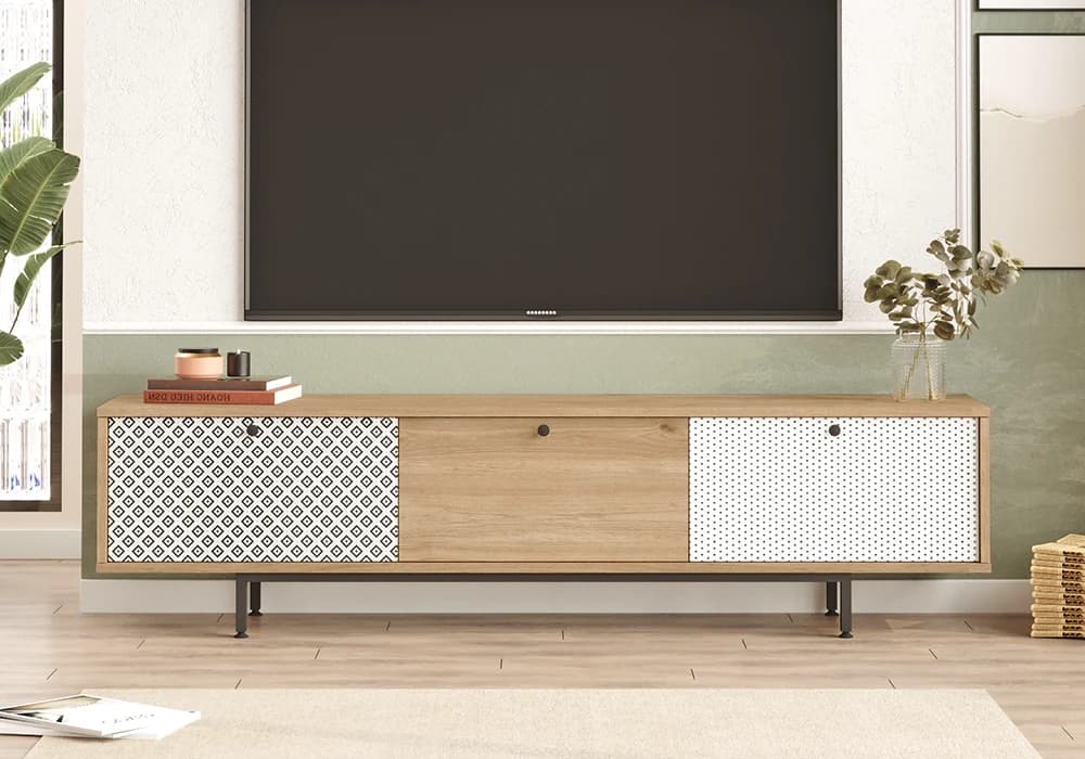 Meuble TV 3 Portes 180cm - Image 1