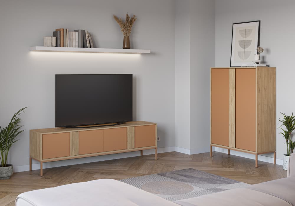 Meuble TV 4 Portes (Collection Kaia) - Image 2