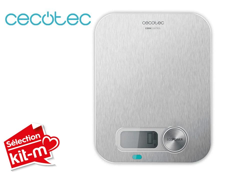 Balance de Cuisine Cookcontrol 10200 Ecopower Inox Cecotec (04143) - Image 1